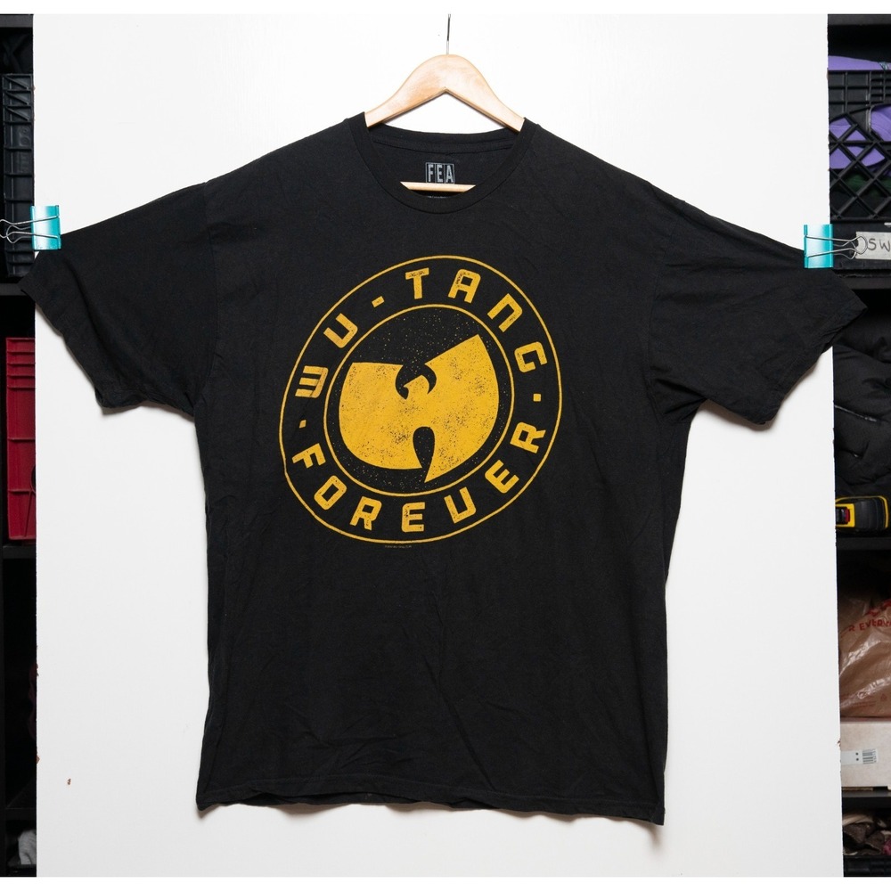 WU-TANG CLAN "Wu-Tang Forever" Licensed Rap T-Shirt FEA 2014 Black Size XL